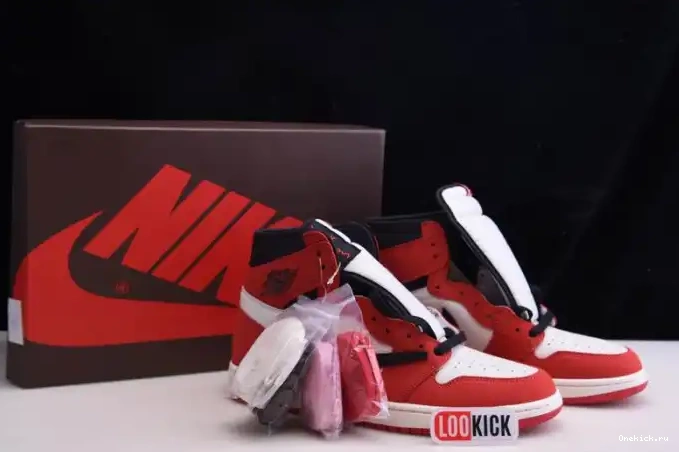 One Kick JORDAN - SCOTT AIR 100(RED) RETRO 1 X CD4487 OG HIGH TRAVIS 0621